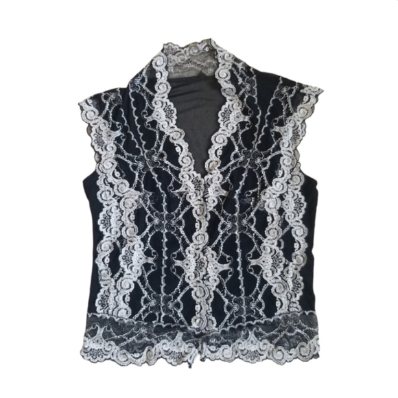 Vintage Cartise Lace Cardigan - Picture 4 of 7